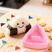 Japanese Triangle Rice Ball Mold - Large Bento Sushi Press Tool white