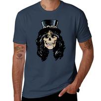 Slash Guns N Roses Tshirt Cotton T Shirts High Quality Tshirt 4XL black