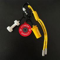 Yogodlns Mini kuprinė Kabantis rankinės pakabukas Maišelio pakabukai Aksesuarai one size geltona/raudona