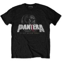 Pantera gyvatės logotipas T-shirt juoda Nauja M gray