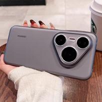 Dėl Huawei Pura 90 Pro Max dėklo Skaidrus Dėl Magsafe Magnetinis Telefono Apsauginis Dangtelis Dėl Huawei Pura 90 Pro Paprastas Korpusas Buferis Huawei pura 90 matinė juoda spalva