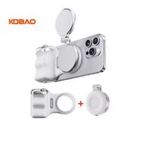 TELESIN Magnetic Phone Camera Shoot Hand Grip for Shooting Aid Remote Control Handle for iPhone Phones Mobile Phone Accessories white