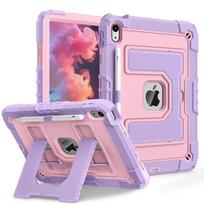 Universal Fit iPad 7/8/9 10.2 & 11-inch (A16) Silicone Protective Case with Stand iPad 12th/A16 11th (2026/2025) iPad 10th (2022)