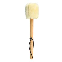 Drum Mallet Antislip Bass Drum Percussion Stick Hammer Wooden Musical Drumstick with Soft Felt Beige SP 01 37cm balta
