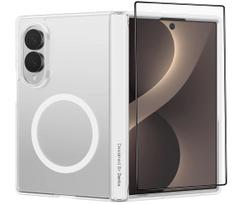 Benks Magnetic Crystal Grand Combo dėklas (C.K.JC.SA.00.0060), skirtas Samsung Galaxy Z Fold 8 (lanksto dėklas + priekinis dėklas + ekrano apsauga)
