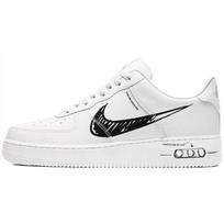 Nike Air Force 1 Low 'Sketch - Black' (Unisex) White / Black / White Skate Shoes CW7581 101 40.0 white