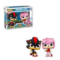 Funko Pop! Sonic The Hedgehog - Shadow & Amy (Flocked) 2-Pack (Exclusive)