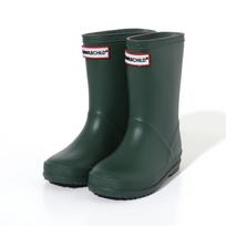 Vaikų neperšlampami neslystantys lietaus batai berniukams ir mergaitėms, amžiaus 2-8 metai - Originalios paprastos kokybės Size 34 (21.8cm inner length) black