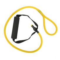 Latex Yellow Feet Stepping Rope Exercise Band Resistance Training Arm Strength Practice Elastic CordYellow Resistance black
