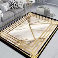 Black Gold Marble Carpet for Living Room Decorations Sofa Table Large Area Rugs Hallway Balcony Long Floor Mat Anti-slip Doormat 40x60cm white