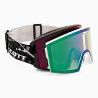 Slidinėjimo akiniai SCOTT React Light Sensitive granite black/white/amp red chrome