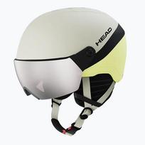 Vaikiškas slidinėjimo šalmas HEAD Yuki Visor Jr lime swirl/silver/red