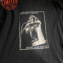 Vtg Zack De La Rocha Rage Against The Machine T Shirt Black S 4Xl XXXL gray