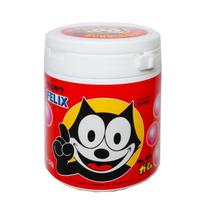 Marukawa Felix Bottle Gum Strawberry Flavor 130g Japanese Marble Chewing Gum Retro Character Sweet Candy red