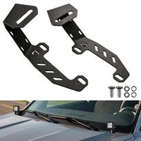 Hood Mount Brackets Ditch Light Pods Bracket for Chevy Silverado Fit GMC Sierra 1500 Models -2026 juoda