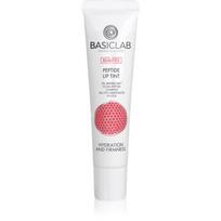 BasicLab Dermocosmetics Beauties blizgus lūpų balzamas su peptidais atspalvis 230 Dusty Rose 15 ml