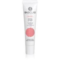 BasicLab Dermocosmetics Beauties blizgus lūpų balzamas su peptidais atspalvis 100/Bubble Gum 15 ml