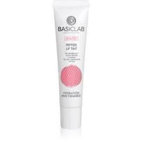 BasicLab Dermocosmetics Beauties blizgus lūpų balzamas su peptidais atspalvis 220 Rosy 15 ml