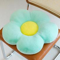 Cute Sun Flower Pillow Cushion Sofa Cushion Car Cushion Plush Toy Nap Pillow Living Room Floor Mat 35CM（0.18kg） yellow