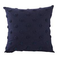 Pagalvės užvalkalas Kordurojus Rankšluostis Siuvinėtas Dekoratyvinis Minkštas Pagalvės užvalkalas Namų Svetainės Sofa Miegamasis Mesti Pagalvės užvalkalas 45x45cm tamsiai mėlyna spalva