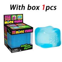 Schylling Needoh Nice Cube Sensory Toy Stress Relieving Block Pinch Relieve Stress Puzzle And Release (as the picture-760)- blue