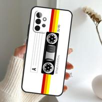 Retro VHS Tape Case For Samsung Galaxy A16 A55 A06 A05 A36 A26 A54 A34 A14 A22 A32 A52 A35 A15 A53 A13 A56 Samsung A12 black