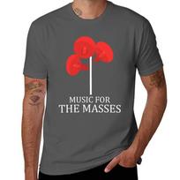 Music For Masses Tshirt Basic Plain Tee For Spring And Summer 4XL black