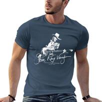 Retro Gifts Stevie Ray Vaughan TShirt Simple Graphic Design TShirt M black