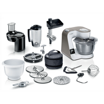 Bosch MUM 5, Series 4, 1000 W, baltas/bronzinis - Virtuvinis kombainas