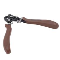 One Step Looper 3.0mm Loop Winding Pliers Tool for 18-26 AWG Craft Wire Jewelry Making Brown Handle gray