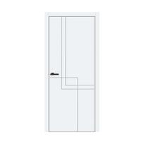 Vidaus durų varčia Domoletti FLAT GEOMETRY 05, universalios, balta sp., 200 x 60 x 4.2 cm