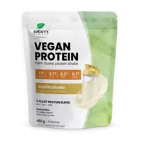 NATURE'S FINEST VANILLA 70% PROTEIN SHAKE Veganiški vanilės skonio proteino (baltyminio) kokteilio milteliai