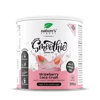 NATURE'S FINEST SMOOTHIE STRAWBERRY COCO CRUSH Natūralus agavų, kokosų, braškių ir burokėlių glotnučio (smoothie) mišinys