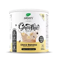 NATURE'S FINEST SMOOTHIE CHOCO BANANA Natūralus agavų, bananų ir kakavos glotnučio (smoothie) mišinys