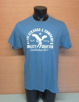 Levi Strauss & Company Quality Crafted Blue Short Sleeve T-Shirt Size Large Unisex T-Shirt M gray