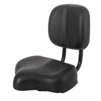 Bike Seat with Backrest Spring Shock Absorbing Padded Saddle Adjustable juoda
