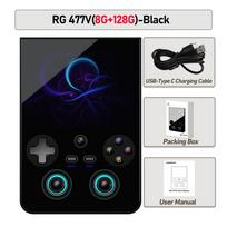 Anbernic RG477V Retro delninė žaidimų konsolė 4,7 colio LTPS 64 bitų žaidimų grotuvas Dimensity 8300 Online daugelio žaidėjų srautinis perdavimas RG 477V