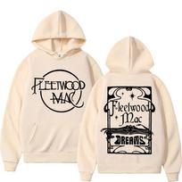 Rudens žiemos Roko grupės Fleetwood Mac Turo Spausdintas Hoodie Vyriškas ir Moteriškas Mados Hoodie Sportinis Drabužis Laisvalaikio Hoodie XL white