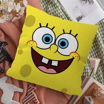 S-SpongeBob S-SquarePants Pagalvės užvalkalo dizainas Pagalvės užvalkalo dekoras Šventinis dekorati 12x12Inch white
