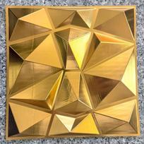 3D reljefinė sienų plokštė 30x30cm 10 vnt. PVC 0,8 cm storio namų, viešbučio foninės sienos dekoravimui 30*30cm*10pcs brown
