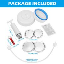 Mason Jar Vacuum Sealer Kit Portable Mason Jar Vacuum Sealing Machine Food Storage Canning Jar Sealer with Manual Air Pump Tools white
