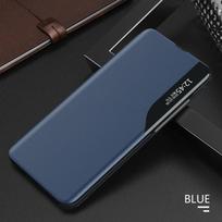 Verslo pusė Smart lango vaizdas Magnetinis odinis atverčiamas dėklas Samsung Galaxy S26 Ultra S25 S24 S23 Plus FE Atsparus smūgiams dangtelis Galaxy S26 mėlyna