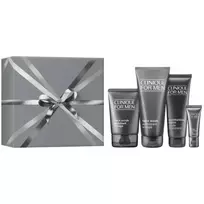 CLINIQUE_SET_ „Great Skin for Him“ rinkinys: veido prausiklis 200 ml + veido šveitiklis 100 ml + anti-aging kremas po akimis 15 ml + drėkinamasis veido losjonas 100 ml