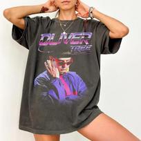 Oliver Tree Y2k Graphic Tee Retro Alternative Music Tshirt Y2k Retro Print Unisex Unisex Harajuku Vintage Streetwear Tee Tops XL black