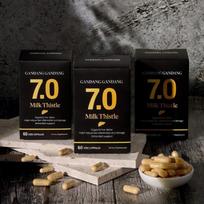 New Zealand 70,000mg Silymarin Extract High-Content Liver Milk Thistle 7.0 60 Capsules 3 pcs