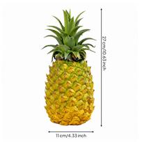 Artificial Pineapple Odor-Complimentary Fake Model Eye-Catching L žalia