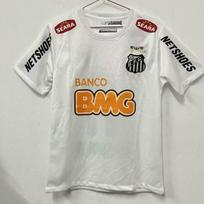 Vyriški Retro futbolo marškinėliai Brazilija Santos 11 Neymar Edition Trumpomis rankovėmis Futbolo marškinėliai Gerbėjų Treniruotėms XXL