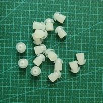 100PCS Silicone Earbuds Eartips For Motorola Kenwood Icom Baofeng Radio Surveillance Acoustic Tube Earkits