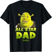 Shrek Father's Day All Star Dad Big Shrek Face Logo T-Shirt XXXL yellow