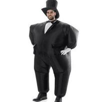 Pripučiamas dinozauro kostiumas Helovino vakarėliui ir Cosplay 150-190CM black